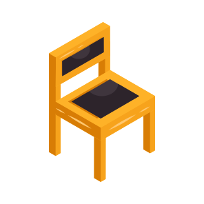 Chair, Seat, Sitting, Armless Chair, Furniture icon