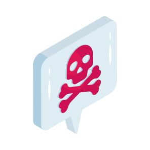 Chat Hacking, Message Hacking, Cybercrime, Cyber Attack, Infected Chat icon