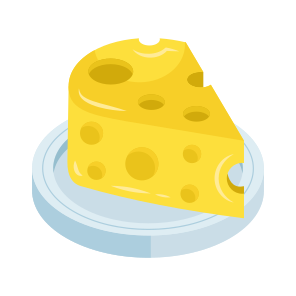 Cheese Block, Cheese Slice, Butter Block, Dairy Product, Food icon