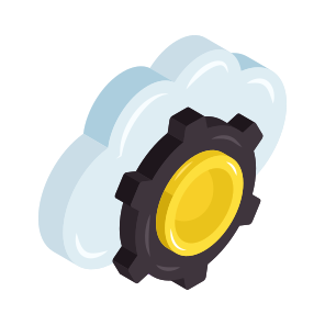 Cloud Setting, Cloud Configuration, Cloud Development, Cloud Config, Cloud Management, icon
