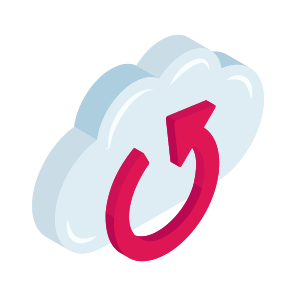 Cloud Update, Cloud Refresh, Cloud Sync, Cloud Synchronization, Cloud Reload icon
