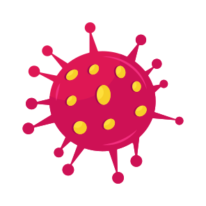 Covid , Corona, Coronavirus, Microorganism, Virus icon