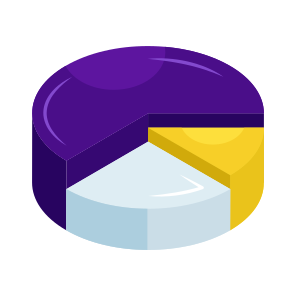 Data Analytics, Infographic, Statistics, Pie Chart, Pie Graph icon
