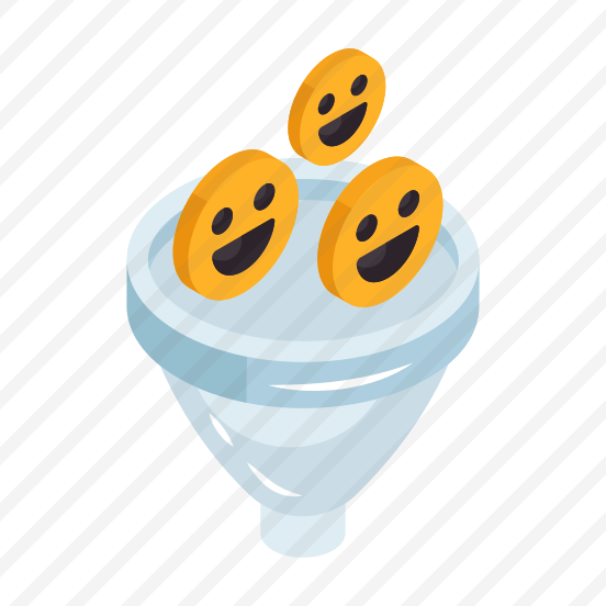 Feedback Filtration, Emoji Filtration, Funnel, Extraction, Emoji Pouring preview