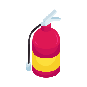 Fire Extinguisher, Fire Hydrant, Fireplug, Firecock, Hydrant Riser, icon