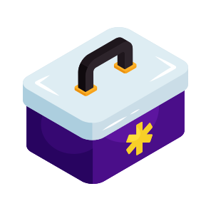 First Aid Kit, First Aid Bag, Doctor Briefcase, Doctor Bag, Medical Kit icon