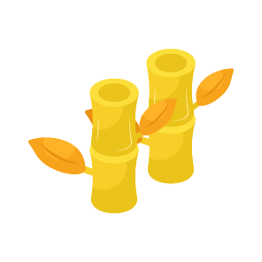 Bamboo Sticks, Sugarcane, Lambast, Bamboo Palm, Tropical Plant icon