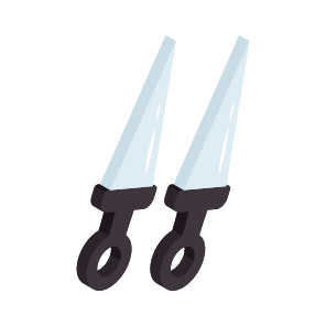 Blades, Battle Tool, Battle Equipment, Battle Instrument, Throwing Knives icon