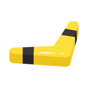 Boomerang, Thrown Tool, Hunting Weapon, Sports Tool, Sports Equipment icon