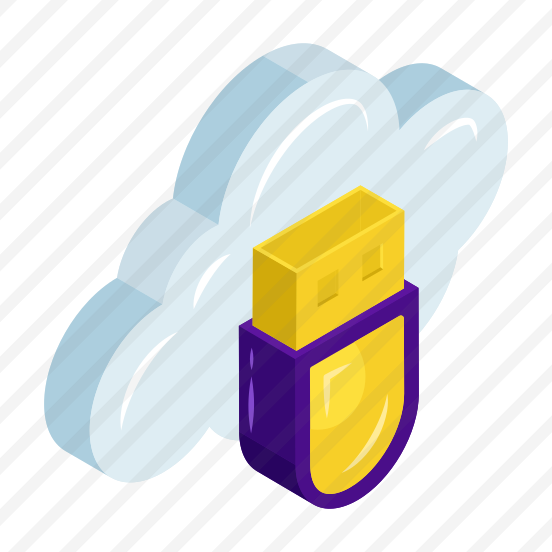 Cloud Usb, Pendrive, Thumb Drive, Universal Serial Bus, Cloud Flash Drive preview