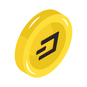 Dash Coin , Cash Coin, Money Coin, Coin, Currency icon