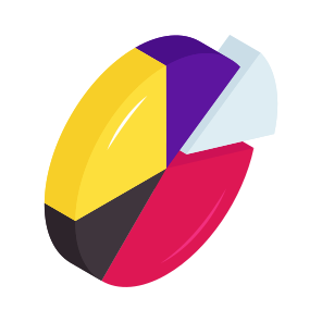 Data Analytics, Infographic, Statistics, Slice Chart, Slice Graph icon