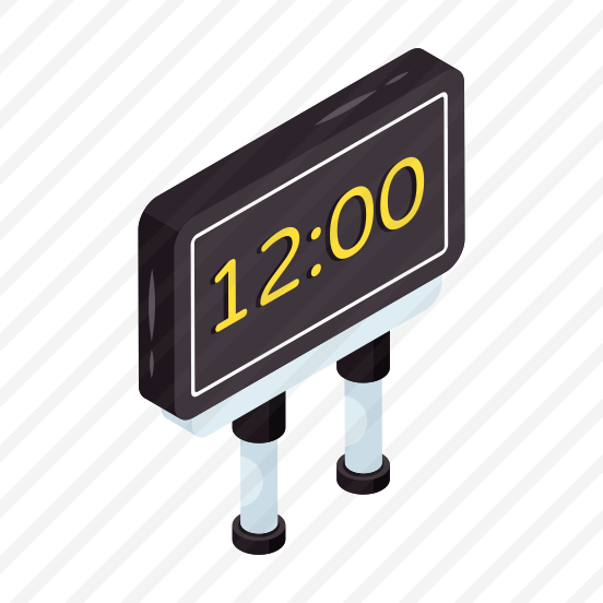 Digital Clock, Timepiece, Timekeeping Device, Timer, Chronometer, preview
