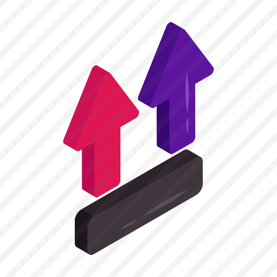 Directional Arrow, Navigational Arrow, Arrowhead, Pointing Arrow, Upward Arrows preview
