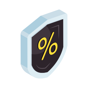 Discount Card, Discount Voucher, Discount Label, Discount Tag, Secure Discount icon