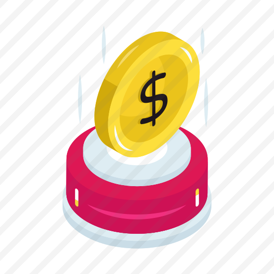 Dollar Coin, Cash Coin, Money Coin, Coin Heap, Currency Coin preview