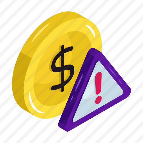 Dollar Coin Warning, Cash Coin, Money Coin, Coin, Currency preview