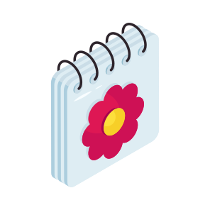 Drawing Book, Notebook, Notepad, Jotter, Logbook, icon