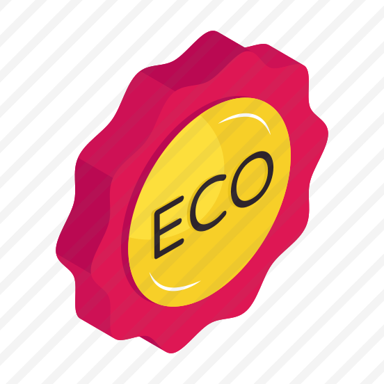 Eco Badge, Eco Sticker, Eco Coupon, Eco Label, Ecology Sticker preview