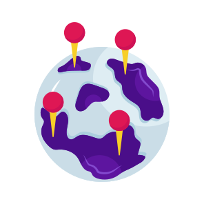 Global Location, Direction, Navigation, Geolocation, Gps icon