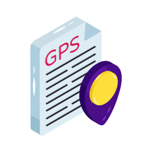 Gps File, File Format, Filetype, File Extension, Document icon