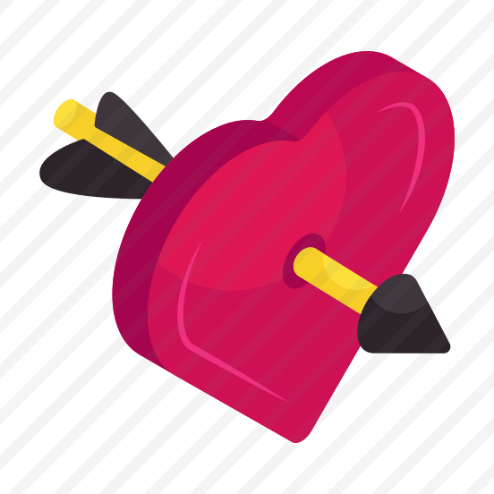 Love Bow, Heart Bow, Archery, Cupid, Hitting Arrow preview