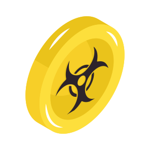 Biohazard Sign, Biohazard Symbol, Nuclear Sign, Nuclear Symbol, Radioactive Caution icon