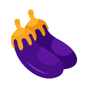 Brinjal, Vegetable, Food, Edible, Eggplant, icon