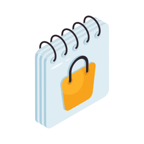 Calendar, Shopping Schedule, Planner, Almanac, Daybook icon