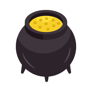 Cauldron, Cooking Pot, Halloween Kawaii, Sorcery, Halloween Cooking icon