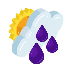Cloud Raining, Rainfall, Rainy Weather, Forecast, Meteorology, icon