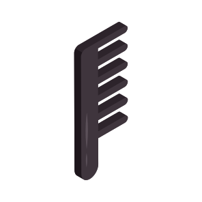 Comb, Cosmetic, Hairstyle Product, Detangling Comb, Hairbrush, icon