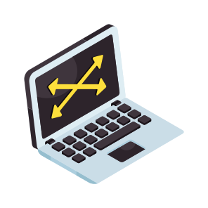 Directional Arrow, Navigational Arrow, Arrowhead, Pointing Arrow, Four Direction Arrows icon