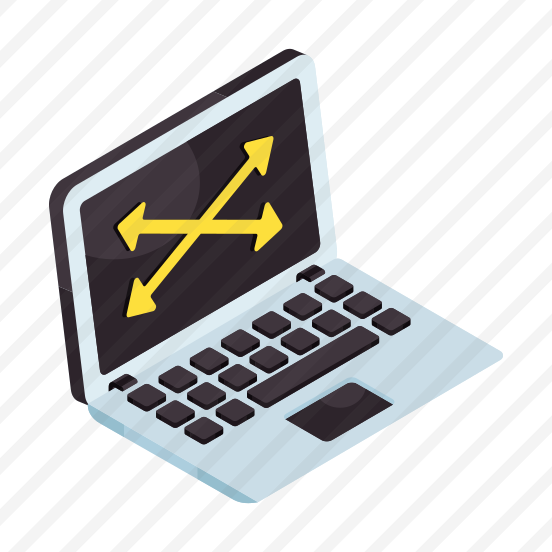 Directional Arrow, Navigational Arrow, Arrowhead, Pointing Arrow, Four Direction Arrows preview