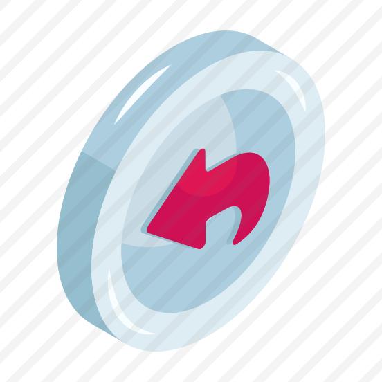 Directional Arrow, Navigational Arrow, Arrowhead, Pointing Arrow, Turn Left Arrow preview