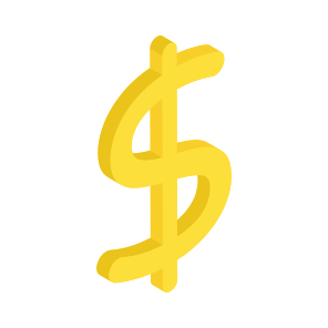 Dollar Coin, Currency, Money, Cash, Finance icon