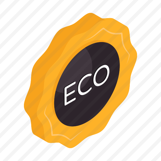 Eco Badge, Eco Sticker, Eco Coupon, Eco Label, Ecology Sticker preview