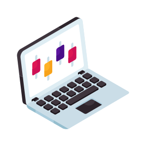 Infographic,candlestick Chart, Candlestick Graph, Online Data Analytics, Statistics icon