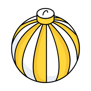 Christmas Ball, Glass Ball, Decorative Ball, Decor Accessory, Xmas Balls icon
