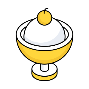 Gelato, Ice Cream , Dessert, Sweet, Confectionery icon