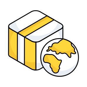 Global Parcel, Global Package, Carton, Box, Logistic Delivery icon