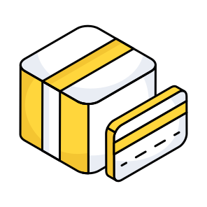 Parcel Card Payment, Secure Payment, Digital Payment, Logistic Card Payment, Payment On Delivery, icon