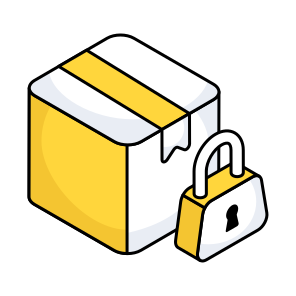 Parcel Security, Parcel Protection, Package Security, Package Protection, Secure Parcel, Icon icon