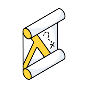 Scroll Letter, Scroll Paper, Scroll Message, Letter, Manuscript icon