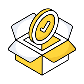 Verified Parcel, Approved Parcel, Verified Package, Verified Logistic, Approved Package icon