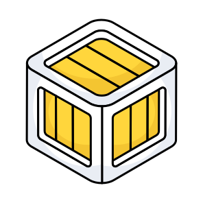 Wooden Box, Crate, Parcel, Package, Logistic Delivery icon