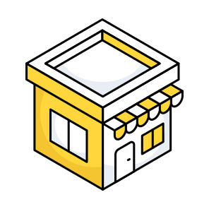 Shop, Store, Marketplace, Building, Commerce icon
