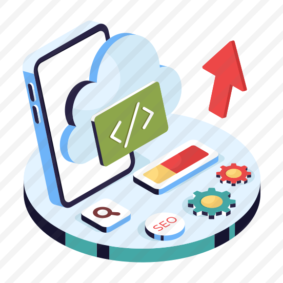 Cloud Coding, Cloud Programming, Software Development, Html Coding, Cloud Technology preview