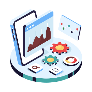 Web Analytics, Infographic, Statistics, Online Chart, Online Graph, icon