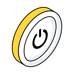 Switch Off, On Button, Power Button, Shutdown, Control Button icon